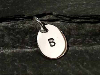 Sterling Silver Letter "B" Charm