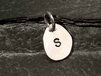 Sterling Silver Letter "S" Charm