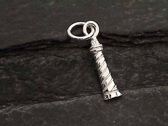 Hatteras Lighthouse Charm Sterling Silver