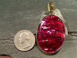 Alchemia and Red Abalone Pendant
