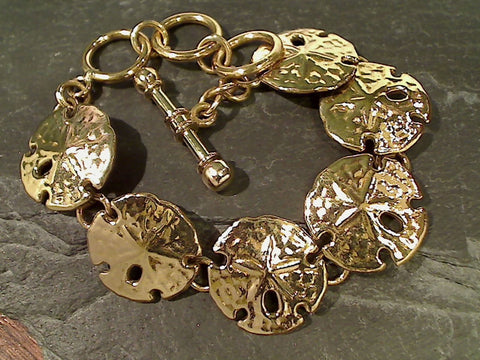 6.75"-8" Alchemia Sand Dollar Bracelet