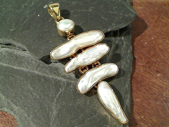 Biwa Pearl, Pearl, Alchemia Large Pendant