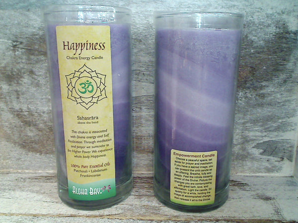 Crown Chakra Energy Candle - Happiness