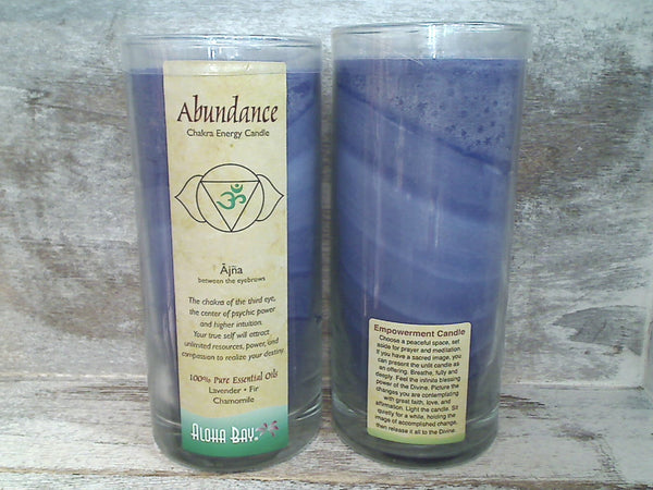 Third Eye Chakra Energy Candle - Abundance
