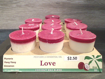 "Love" Scented Votive Candle
