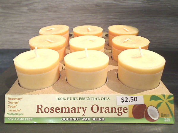 Rosemary Orange Scented Votive Candle