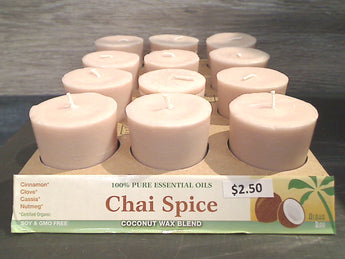 Chai Spice Scented Votive Candle