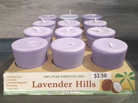 Lavender Hills Scented Votive Candle