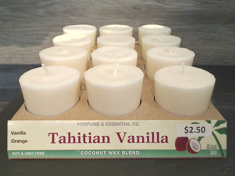Tahitian Vanilla Scented Votive Candle