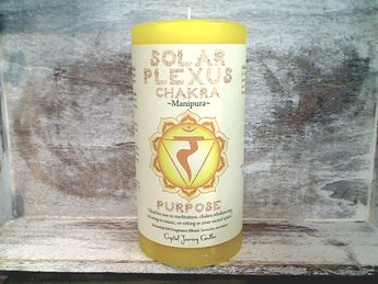 Solar Plexus Chakra Large Candle