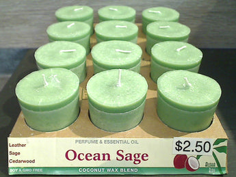 Ocean Sage Scented Votive Candle