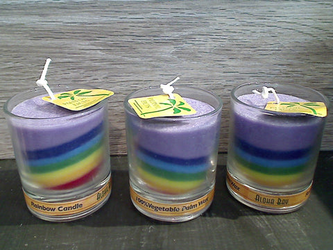 Small Rainbow Jar Candle - Unscented