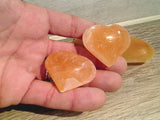 Orange Selenite Small Gemstone Heart
