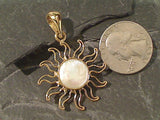 Coin Pearl, Alchemia Sun Pendant