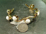 Pearl, Alchemia Wave Cuff Bracelet