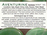 Green Aventurine 1" Mini Heart