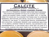 Worry Stone - Yellow Calcite 2" x 1.5"