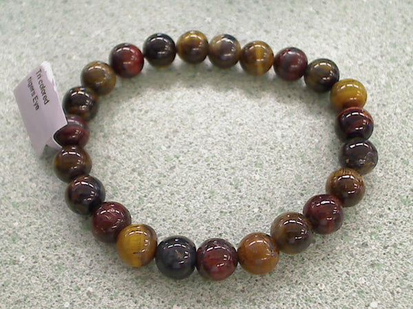 Tiger's Eye Tri-Color Stretch Bracelet