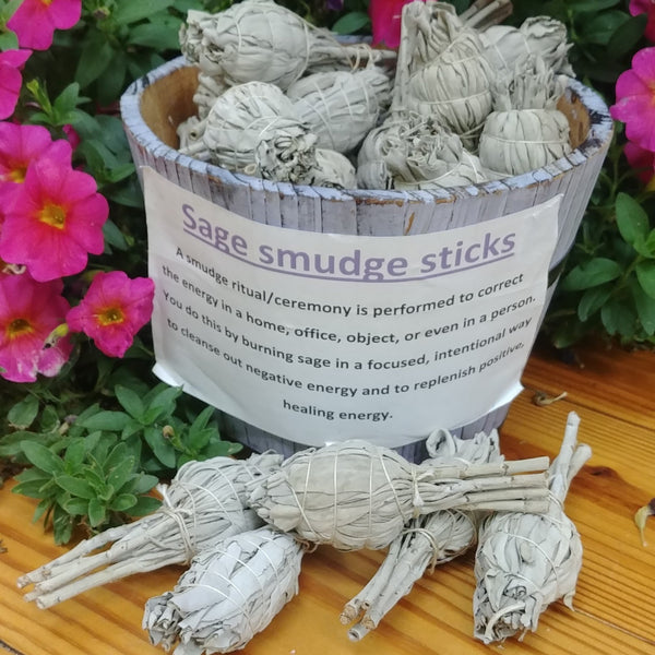 Individual Sage Smudge Sticks, Small Size