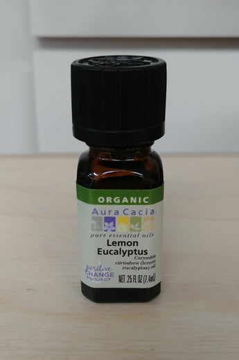 Organic Lemon Eucalyptus .25oz Pure Essential Oil