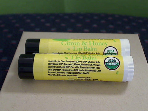 Citron / Honey Organic Lip Balm