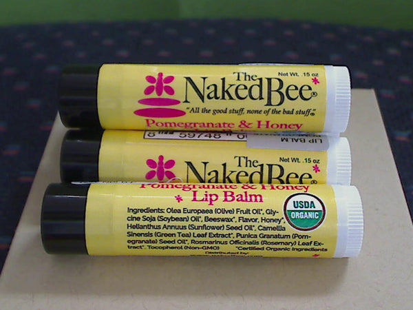 Pomegranate / Honey Organic Lip Balm