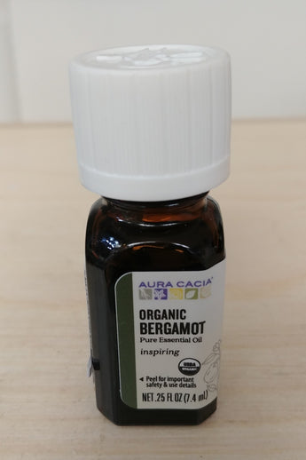 Organic Bergamot .25oz Pure Essential Oil