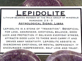 Lepidolite 1" Mini Heart